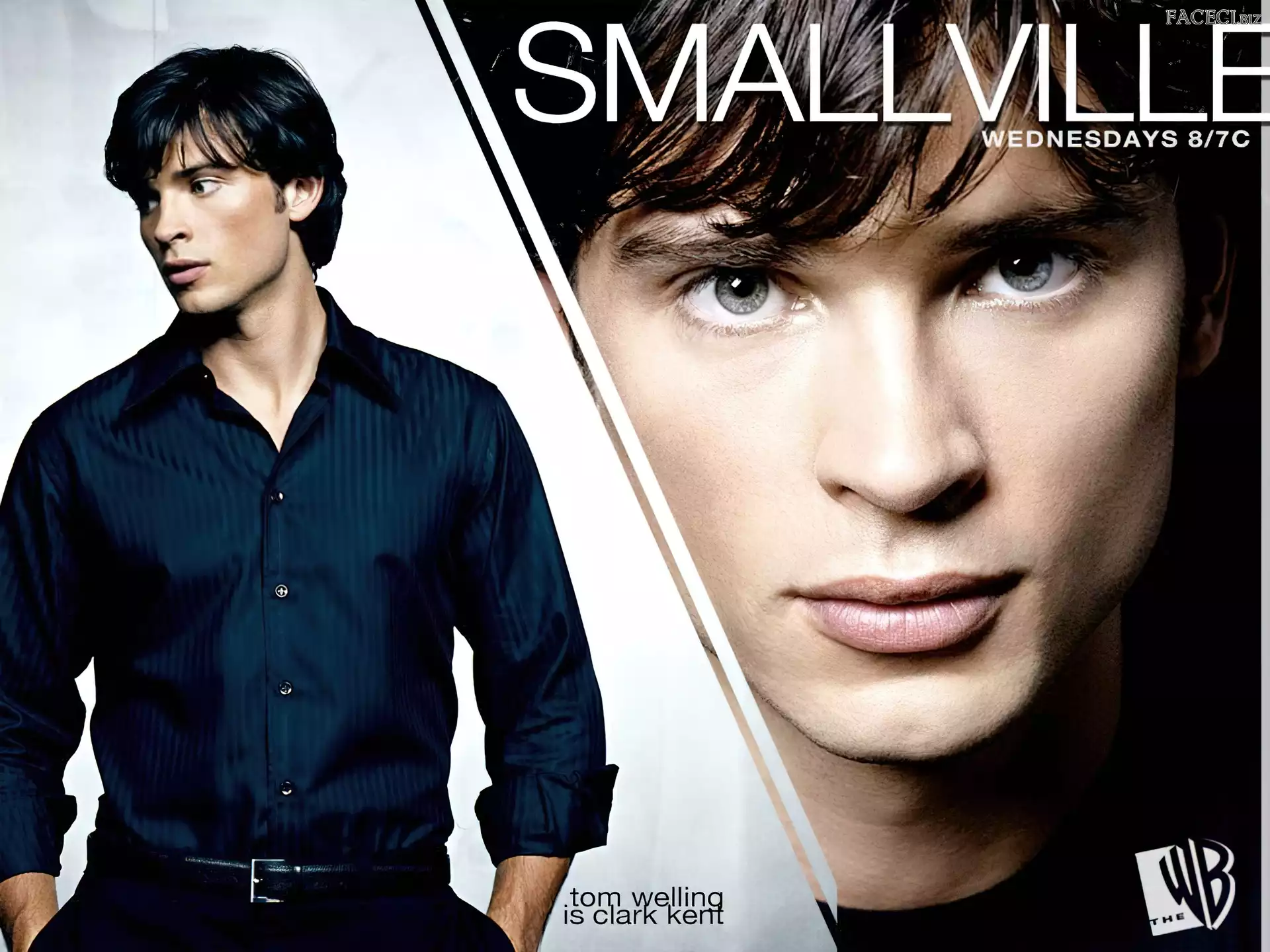 koszula, twarz, elegancki, Tajemnice Smallville, Tom Welling