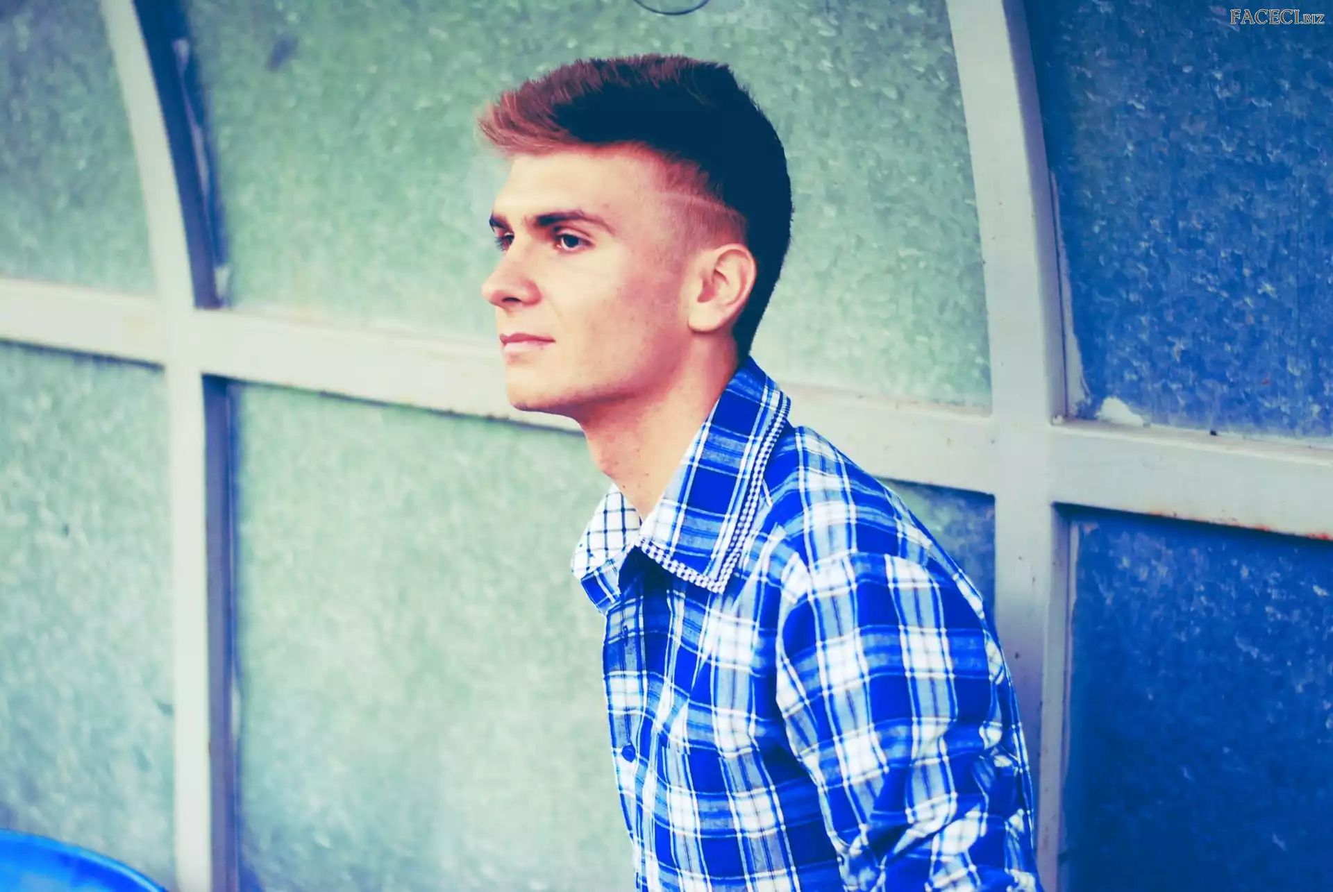 Koszula, Mężczyzna, Brunet